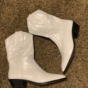 Rebecca mink off boots